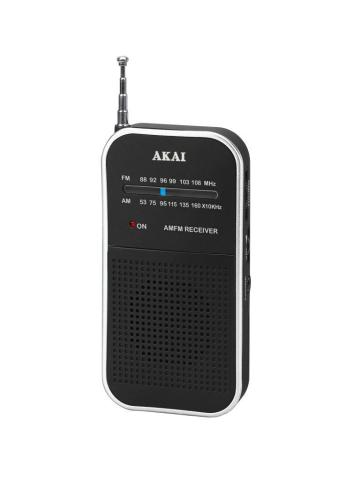 Radio portabil Akai APR-350, AM/FM, negru