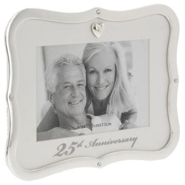 Rama foto aniversare 25 ani casatorie cu cristale de la Dekorica Gift Srl
