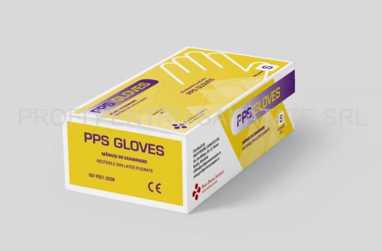 Set 100 manusi latex pudrate PPS Gloves, marimea S de la Profi Pentru Sanatate Srl