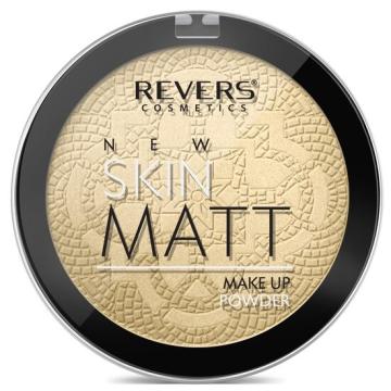 Pudra New Skin Matt, efect matifiere, Nr. 01, Revers 9g