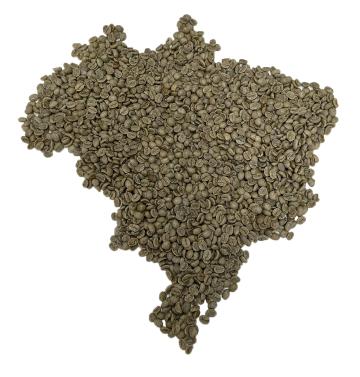 Cafea boabe verde de origine Fresso Brazilia Santos 250g