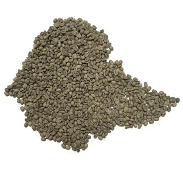 Cafea boabe verde de origine Fresso Etiopia Yirgacheffe 250g