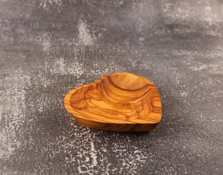 Platou Piccolo Cuore din lemn de maslin