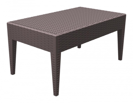 Masa pentru sezlong Raki Miami 92x53xh45cm din poliratan
