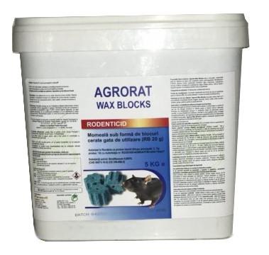 Raticid Agrorat Wax Blocks - galeata 5 kg, Farmavit de la Dasola Online Srl