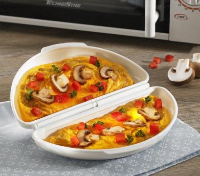 Recipient cuptor microunde pentru omleta de la Plasma Trade Srl (happymax.ro)