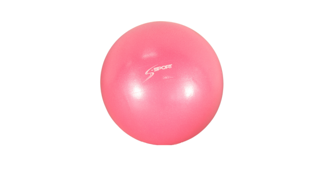 Minge moale de pilates Over ball 20 cm, roz S-Sport