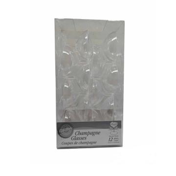 Ornament pentru tort Pahara de sampanie, 12 buc. - Wilton de la Lumea Basmelor International Srl