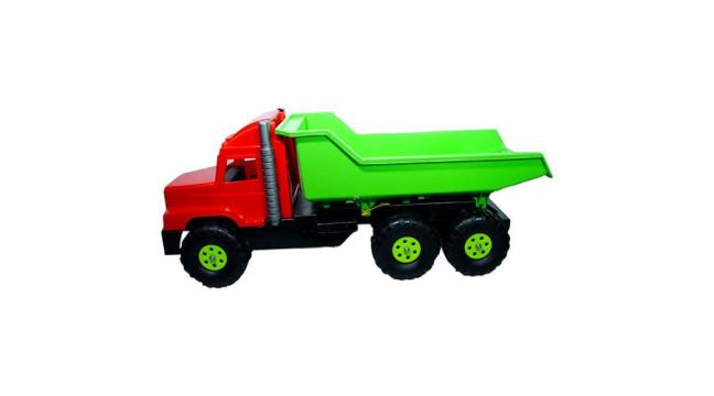 Jucarie Camion basculant de 80 cm rosu/verde Dorex