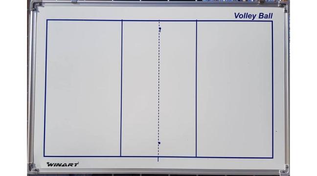 Tabla tactica pentru volei, 90x60 cm Winart