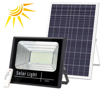 Proiector LED cu panou solar si telecomanda de la Top Home Items Srl