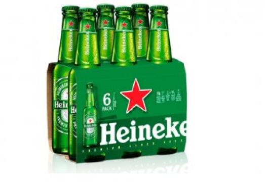 Bere Heineken Sticla 0.33l, Alc.5% 6buc/bax SGR de la Supermarket Pentru Tine Srl