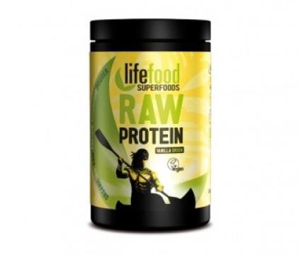 Pudra proteica Green Vanilla Superfood raw eco 450g Lifefood