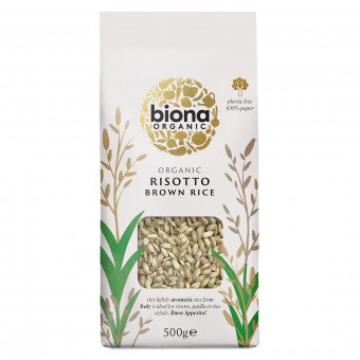 Risotto orez brun, bio, 500g, Biona