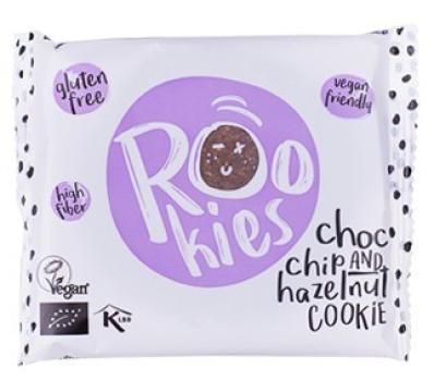 Cookie cu ciocolata si alune bio Rookies - 40g de la Supermarket Pentru Tine Srl