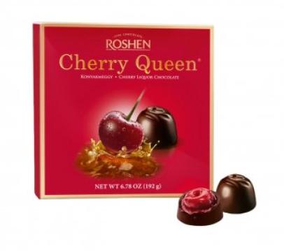 Praline de ciocolata cu visine Roshen Cherry Queen 192g de la Supermarket Pentru Tine Srl