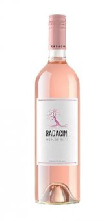 Vin sec roz Radacini Merlot Rose 0.75, Alc.13,5% de la Supermarket Pentru Tine Srl