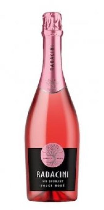 Vin spumant dulce rose Radacini 0.75l, Alc. 12% de la Supermarket Pentru Tine Srl