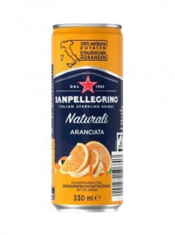 Bautura carbogazoasa Sanpellegrino Aranciata 330ml de la Supermarket Pentru Tine Srl