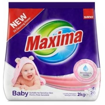 Detergent pudra Sano Maxima Baby 2 kg de la Supermarket Pentru Tine Srl