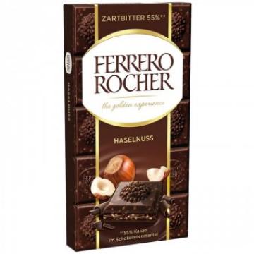 Tableta ciocolata neagra Ferrero Rocher 90g de la Supermarket Pentru Tine Srl