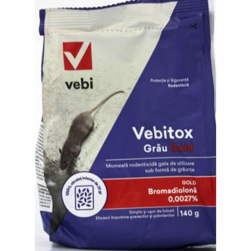 Raticid Vebitox Grau Gold 140 gr, Vebi