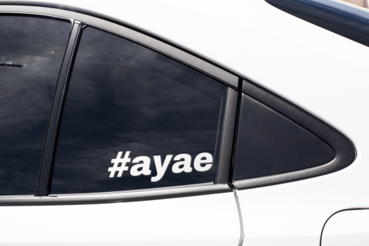 Sticker auto - Aya e de la Elvis Fit Enterprises Srl