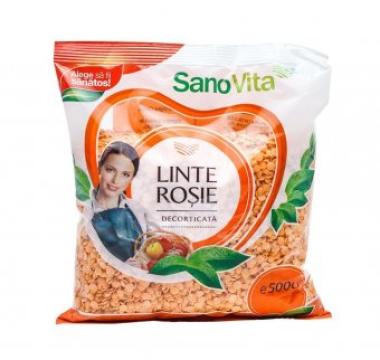 Linte rosie decorticata SanoVita, 500g