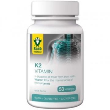 Vitamina K2 1500mg, 50 tablete vegane Raab