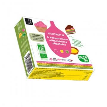 Coloranti alimentari 3 culori, bio, 6x 5g, Nat-ali de la Supermarket Pentru Tine Srl