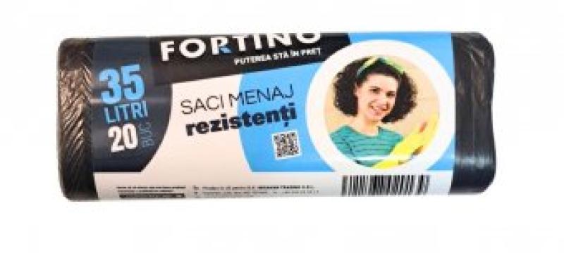 Saci menaj rezistenti Fortino 35litri, 20 buc de la Supermarket Pentru Tine Srl