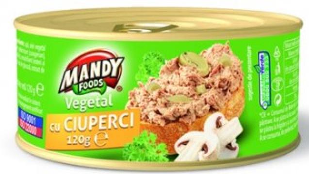 Conserva Mandy Vegetal cu ciuperci 120g de la Supermarket Pentru Tine Srl