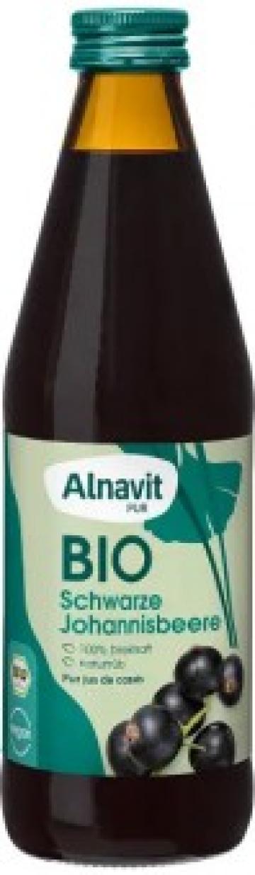 Suc de coacaze negre bio 330ml Alnavit