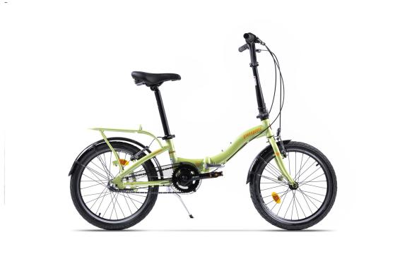 Bicicleta pliabila Pegas Camping 3S verde pastel (AL) de la Transilvania Euro Tour Srl