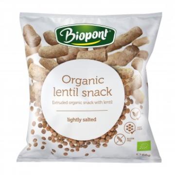 Pufuleti cu linte sarati usor, fara gluten, bio 60g Biopont de la Supermarket Pentru Tine Srl