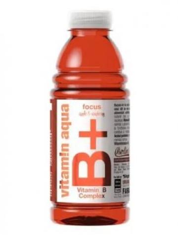 Bautura Vitamin Aqua B+, Mere & Zmeura, 600ML SGR