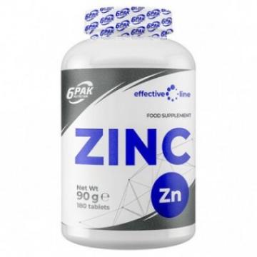 Supliment alimentar Zinc 15mg, 180 tablete, 6Pak Nutrition