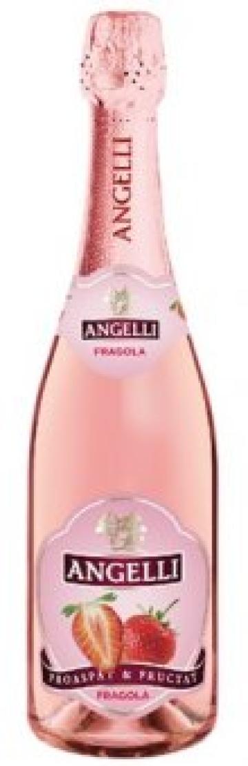 Vin spumant Angelli Cocktail capsuni 0.75L, Alc.7% de la Supermarket Pentru Tine Srl