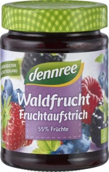 Gem de fructe de padure bio 340g Dennree de la Supermarket Pentru Tine Srl