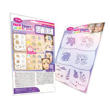 Sablon Mozaic Face Painter - unicorn - stea - 3 bucati