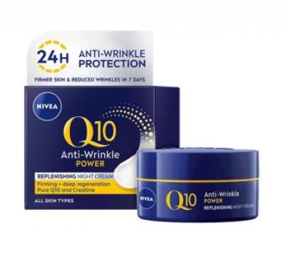 Crema anti-rid de noapte Nivea Q10 Power 50ml