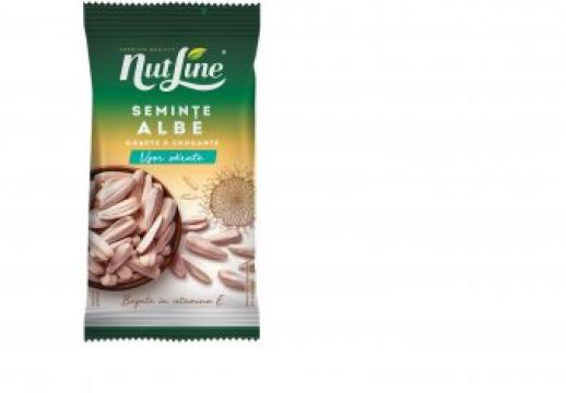 Seminte albe de floarea soarelui usor sarate Nutline 100g de la Supermarket Pentru Tine Srl