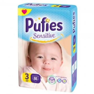 Scutece copii Pufies Sensitive nr.3 66 buc de la Supermarket Pentru Tine Srl