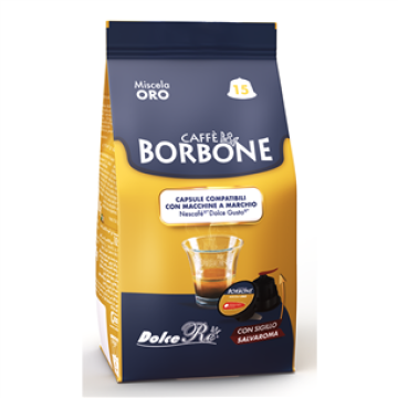 Capsule cafea Borbone Oro, Dolce Gusto Compatibile, 15 buc