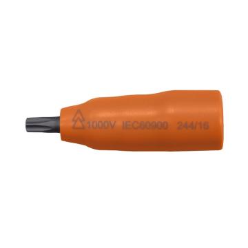 Cap cheie tubulara 1/4 izolat la 1000 V cu profil Torx, T25