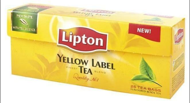 Ceai negru Lipton Yellow Label 25x2g 50g