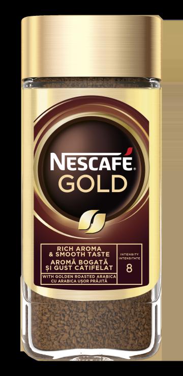 Cafea instant, solubila borcan Nescafe Gold 95g de la KraftAdvertising Srl