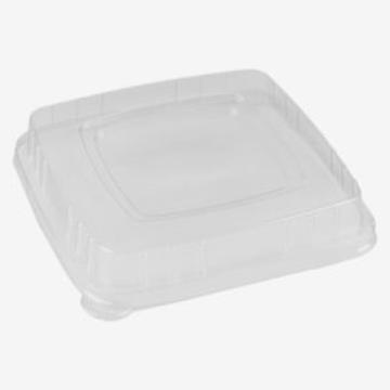 Capace pentru caserole natur 18x18 cm, rPET, set 75 buc.