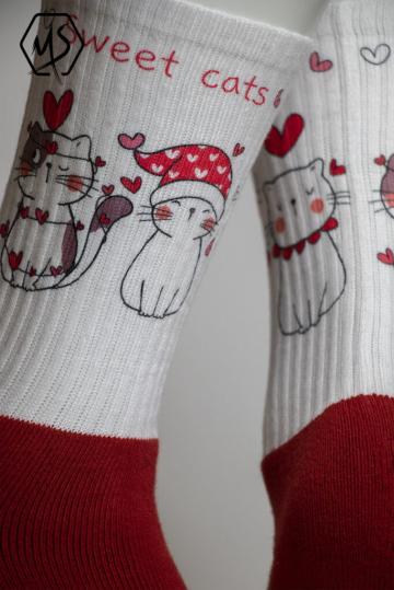 Sosete custom Sweet Cats de la Sockspoint Srl