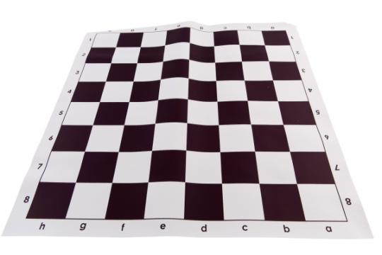 Tabla de sah din vinil crem negru de la Chess Events Srl